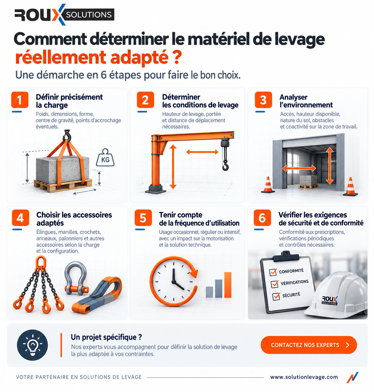 comment déterminer le matériel de levage adapté ?
