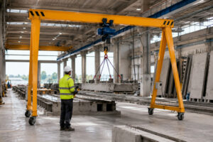 Blog de Roux Solutions Levage 17 portique atelier prefa beton